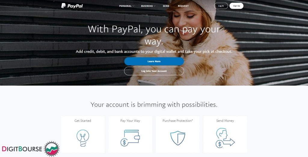 پی پال با ارائه پول الکترونیک توانسته است در پرداخت های آنلاین مشغول به ارائه خدمات باشد